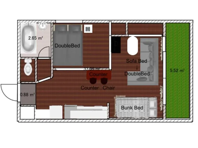 板橋 Rcアネックス Rc308 Apartment Tokyo Japan